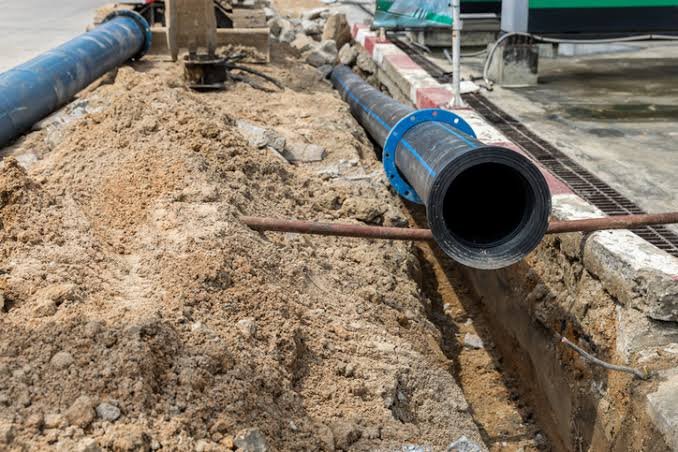 water line leak